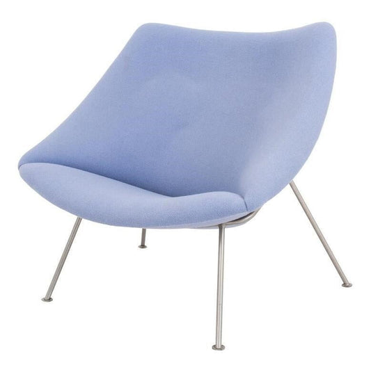 Nieuwe bekleding voor een iconische designfauteuil met organische schelpvorm
